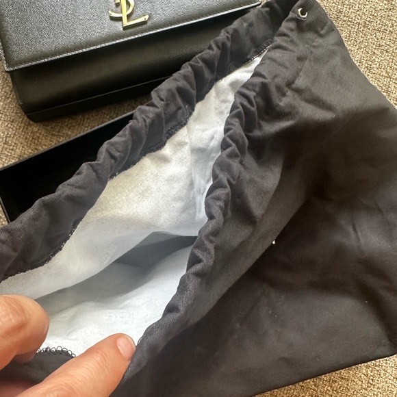 Yves Saint Laurent Black Crossbody with Gold Chain - Picture 11 of 11